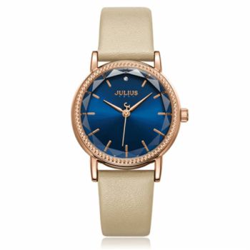 Đồng Hồ Nữ Julius JA-1012D Màu Kem
