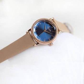 Đồng Hồ Nữ Julius JA-1012D Màu Kem