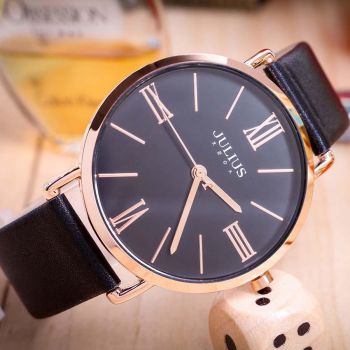 Đồng Hồ Nam Julius JA-1107ME Màu Đen