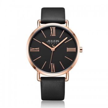 Đồng Hồ Nam Julius JA-1107ME Màu Đen