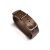 Dây Đồng Hồ Da Tochigi Scotchgrain Straight Knot NTD-18DBBK Màu Nâu Tối