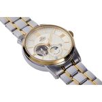 Đồng Hồ Nam Orient  Sun And Moon Open Heart Demi Gold RA-AS0001S
