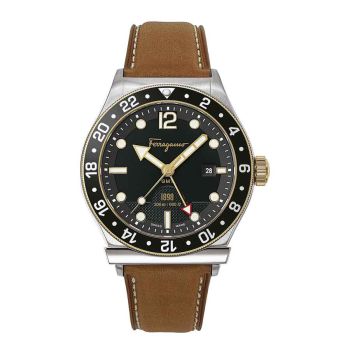 Đồng Hồ Nam Salvatore Ferragamo Watches 1898 Sport 44mm Màu Nâu