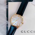 Đồng Hồ Nữ Gucci G-Timeless Mother Of Pearl Dial Ladies Watch YA126589 Màu Đen Vàng