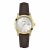 Đồng Hồ Bulova Silver Dial Brown Leather Ladies Watch 97M114