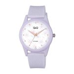 Đồng Hồ Q&Q VS12J024Y Floral Dial Ladies Resin Analogue Watch Màu Tím