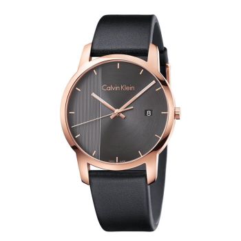 Đồng Hồ Nam Calvin Klein CK City K2G2G6C3 Màu Đen