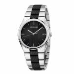 Đồng Hồ Nam Calvin Klein CK Contra Quartz Black Dial Men's Watch K9E211B1