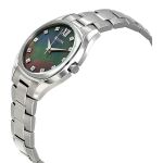 Đồng Hồ Nữ Bulova Diamond Accent Watch Màu Bạc Mặt Trắng Xà Cừ