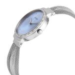 Đồng Hồ Guess Quartz Crystal Blue Dial Ladies Watch U1083L4 Màu Bạc Mặt Xanh