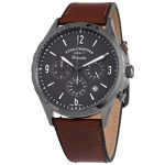 Đồng Hồ Nam Fossil Forrester Chronograph Grey Dial Men's Watch FS5815 Màu Nâu Đen