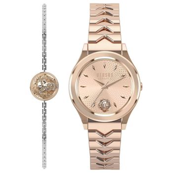 Đồng Hồ Nữ Versus Versace Mount Pleasant Women's Watch VSP563219 Màu Vàng Hồng (Kèm Lắc Tay)