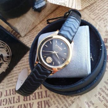 Đồng Hồ Nữ Versus Versace Mount Pleasant Women's Watch VSP560318 Màu Đen Vàng