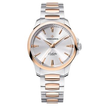 Đồng Hồ Nữ Venezianico Redentore 36 - 1121506C Màu Bạc Phối Vàng Hồng