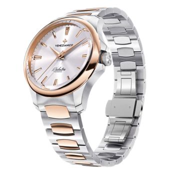 Đồng Hồ Nữ Venezianico Redentore 36 - 1121506C Màu Bạc Phối Vàng Hồng
