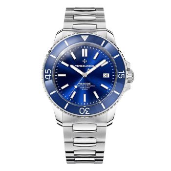 Đồng Hồ Nam Venezianico Nereide 42 - 3321502C Màu Xanh Bạc