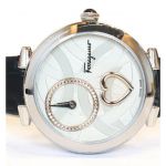 Đồng Hồ Salvatore Ferragamo Cuore Watch FE2890016 39mm Màu Trắng Bạc