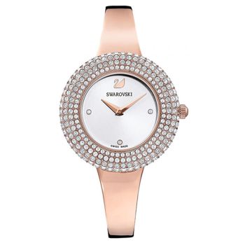 Đồng Hồ Nữ Swarovski Crystal Watch 5484073 34mm Màu Trắng Vàng Hồng