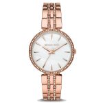 Đồng Hồ Nữ Michael Kors Anabeth Three-Hand Rose Gold-Tone Alloy Watch MK7168 Màu Trắng Phối Vàng Hồng