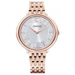 Đồng Hồ Nữ Swarovski Crystalline Chic Watch 5544590 33mm Màu Bạc Phối Vàng Hồng