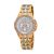 Đồng Hồ Nam Bulova Crystal Silver Dial Yellow Gold-tone Men's Watch 98C126 Màu Vàng Gold