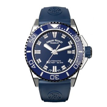 Đồng Hồ Nam Armand Nicolet JS9-41 A481AGU-BU-GG2710U Màu Xanh Lam