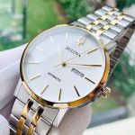 Đồng Hồ Nam Bulova Classics Automatic 98C130 Màu Trắng - Vàng