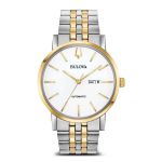 Đồng Hồ Nam Bulova Classics Automatic 98C130 Màu Trắng - Vàng