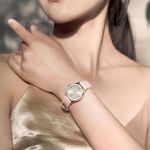 Đồng Hồ Nữ Citizen Axiom EM0733-16A Watch 28mm Màu Hồng