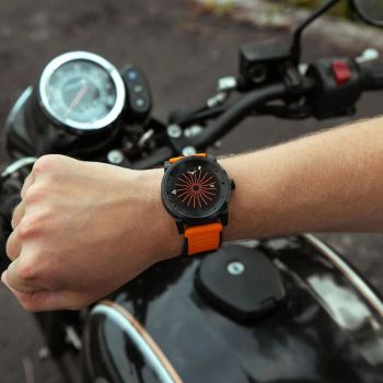 Đồng Hồ Nam Zinvo Blade Blaze Màu Đen Cam