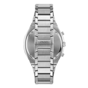 Đồng Hồ Nam Zinvo Rival Chrono Marine 42mm Màu Bạc Mặt Xanh