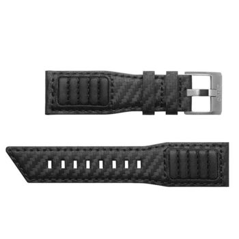 Dây Đồng Hồ Zinvo BGenuine Leather Q6 Carbon Màu Xám