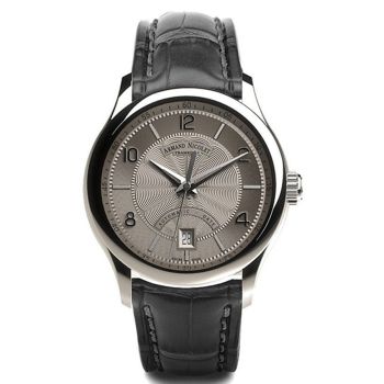Đồng Hồ Nam Armand Nicolet M02-4 A840AAA-GR-P840GR2 42mm Màu Xám Bạc