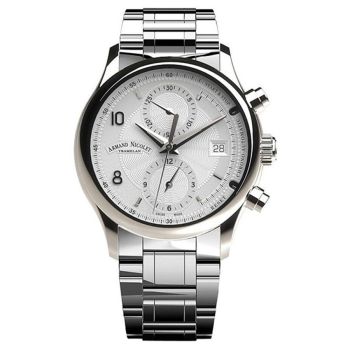 Đồng Hồ Nam Armand Nicolet M02-4 A844AAA-AG-M9742 42mm Màu Bạc