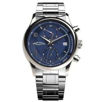 Đồng Hồ Nam Armand Nicolet M02-4 A844AAA-BU-M9742 42mm Màu Xanh Bạc