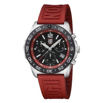 Đồng Hồ Nam Luminox Pacific Diver Chronograph, 44mm, Diver Watch 3155 Màu Bạc Phối Đỏ