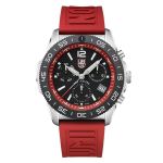 Đồng Hồ Nam Luminox Pacific Diver Chronograph, 44mm, Diver Watch 3155 Màu Bạc Phối Đỏ