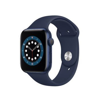Đồng Hồ Thông Minh Apple Watch S6 44mm Viền Nhôm Dây Silicone Màu Xanh Dương