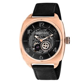 Đồng Hồ Nam Briston Streamliner Skeleton Steel Gold 201042.SPRG.SK.1.CH Màu Vàng Đen