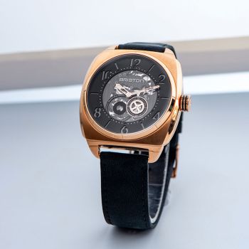 Đồng Hồ Nam Briston Streamliner Skeleton Steel Gold 201042.SPRG.SK.1.CH Màu Vàng Đen