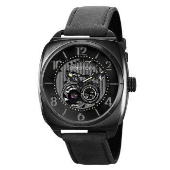 Đồng Hồ Nam Briston Streamliner Skeleton Black Steel 211042.SPB.SK.1.CH Màu Đen