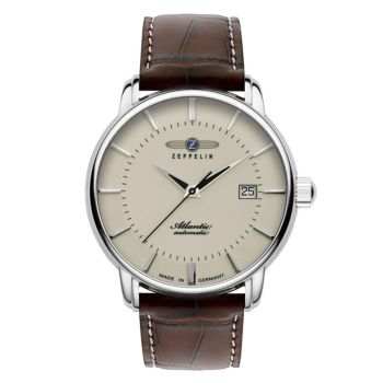 Đồng Hồ Nam Zeppelin Atlantic 84525 Màu Bạc Nâu