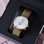 Đồng Hồ Nữ Zeppelin LZ 129 Hindenburg Moonphase 7039M1 Màu Vàng