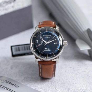 Đồng Hồ Nam Zeppelin Atlantic 84623 Màu Bạc Nâu