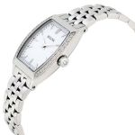 Đồng Hồ Nữ Bulova Diamond Accent Gallery Women's Watch 96R196 Màu Bạc