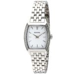 Đồng Hồ Nữ Bulova Diamond Accent Gallery Women's Watch 96R196 Màu Bạc
