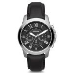 Đồng Hồ Nam Fossil Grant FS4812 Dây Da Màu Đen