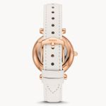 Đồng Hồ Nữ Fossil Carlie ES5187 Dây Da Màu Trắng