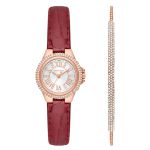Đồng Hồ Nữ Michael Kors mk Camille MK1069SET Màu Đỏ/ Vàng Hồng