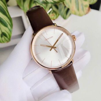 Đồng Hồ Nam Calvin Klein High Noon K8M216G6 Màu Nâu